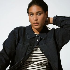 Universal Standard Denim Utility Jacket - XL